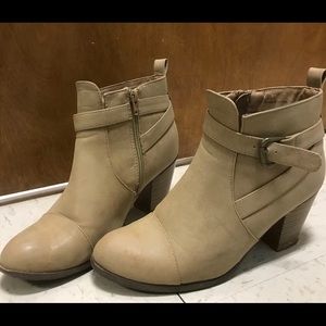 Nude Booties for $20